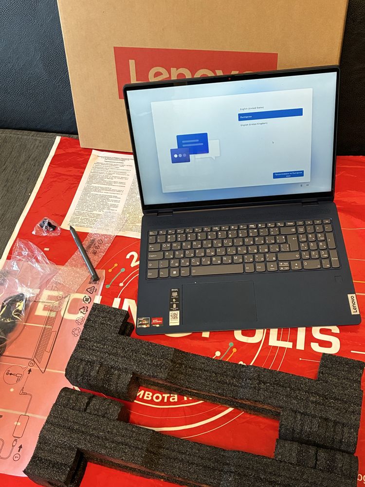 НОВ 16' 512GB Lenovo IdeaPad Flex 5 16ABR8 Technopolis Гаранция 2026