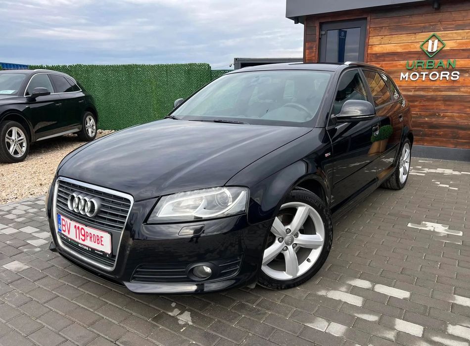 Audi A3 S-Line,Bi-Xenon,Pilot,Piele,Dublu clim,Senzori parc. GARANTIE/RATE