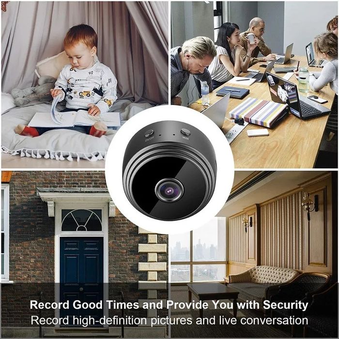 NOUA Mini camera spion wireless cu baterie (tine pana la 3h)