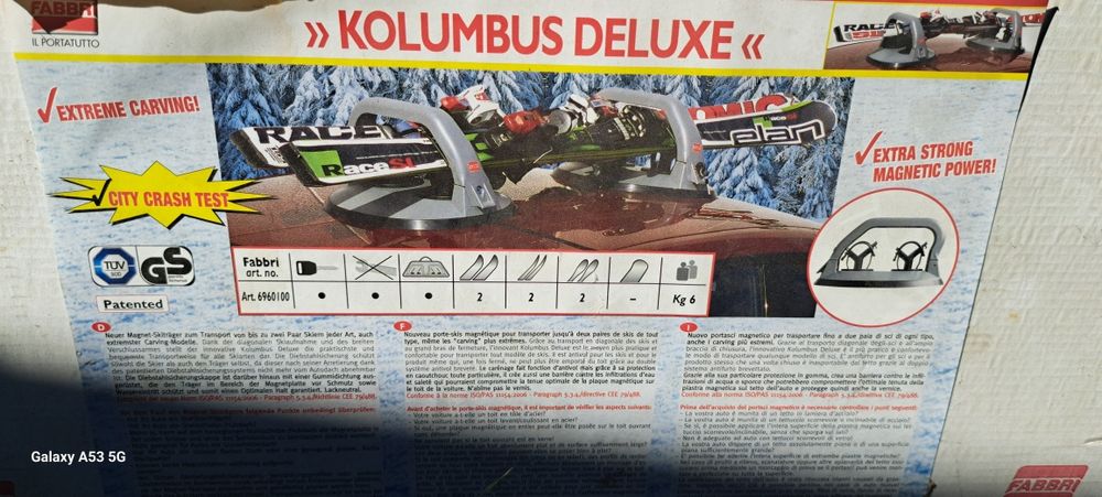 Portbagaj suport skiuri