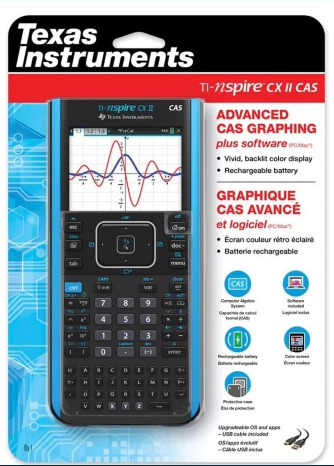 Texas Instruments TI-Nspire CX II CAS Графический Калькулятор