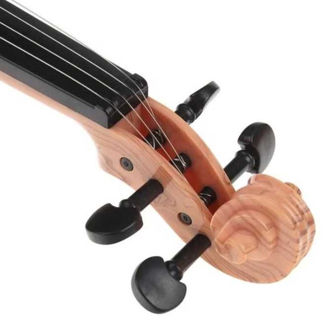 Детска цигулка с лък 4 метални струни