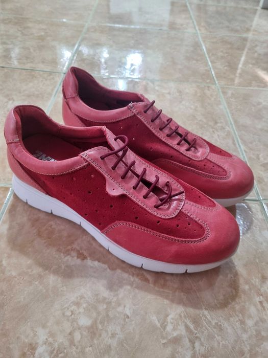 Pantofi sport noi,piele naturala