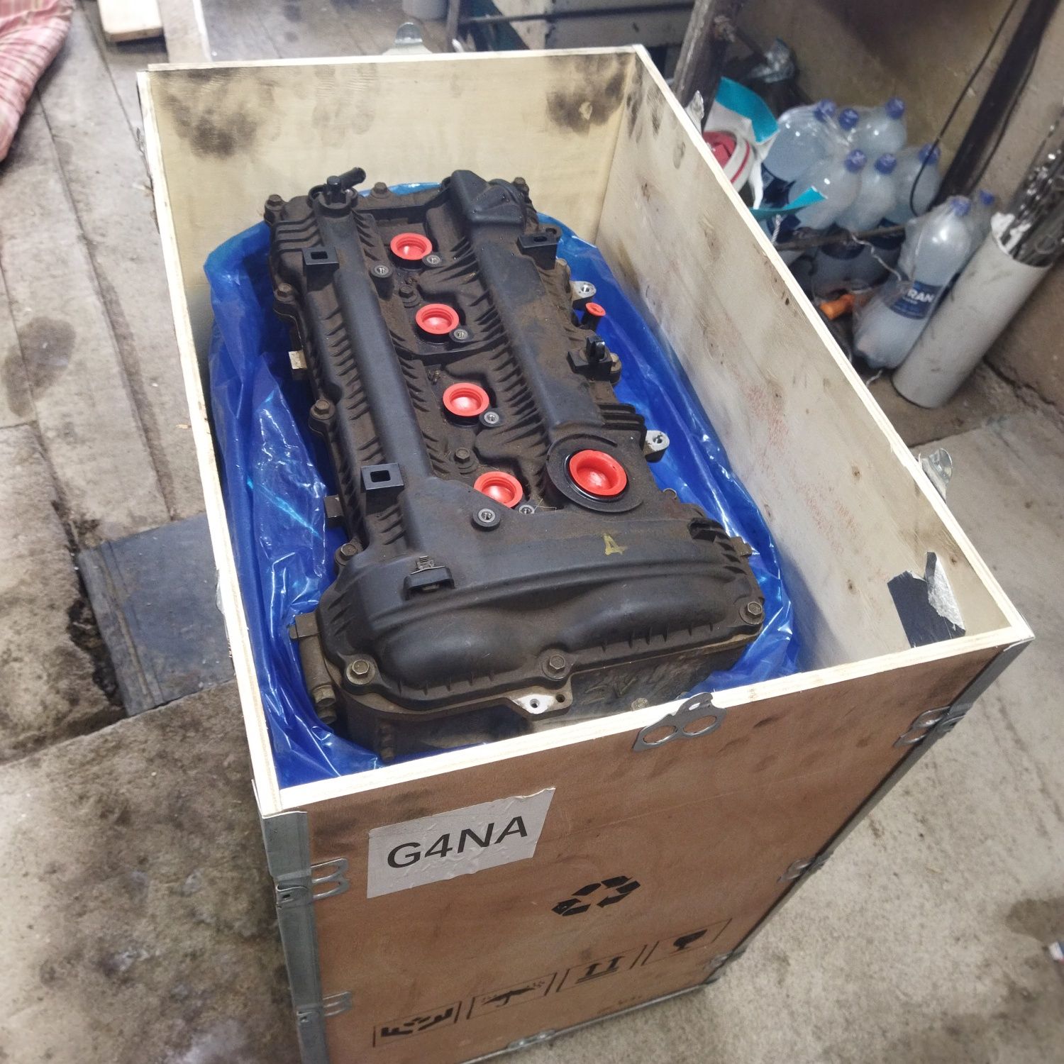 Продам рабочий двигатель на запчасти  hyundai tucson 2.0