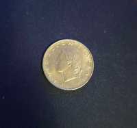 Moneda 20 lire Italia 1978 cu defect de scris