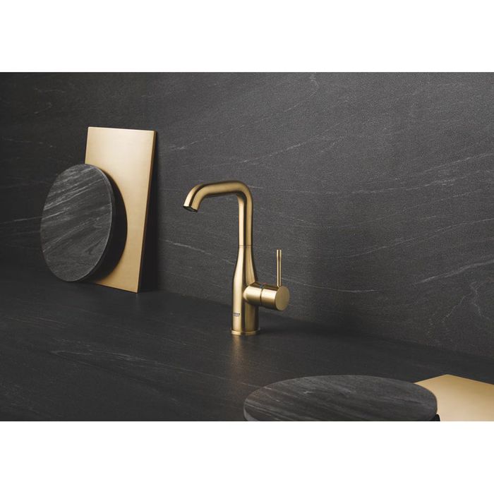 Baterie Lavoar Grohe Essence L 24174GN1 Auriu Mat Brushed Cool Sunrise