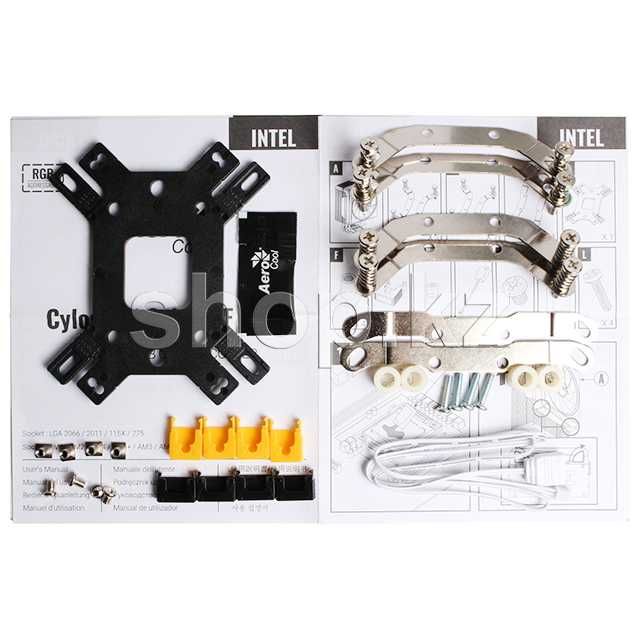 Новый Кулер для процессора Aerocool Cylon 4F WH ARGB PWM 4P