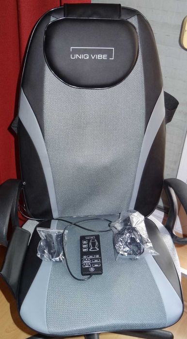 Husă / Pernă de masaj Shiatsu profesional cu încălzire, 4-zone