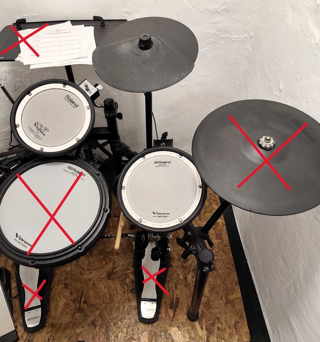 Roland TD-7, електрони барабани Роланд ТД-7