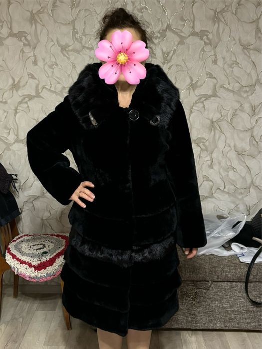 Мутоновая шуба натуральная