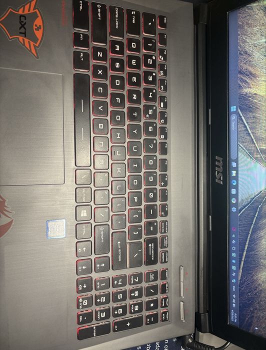Laptop msi i5 8300h, gtx 1050ti 4 gb, 16GB RAM, ssd