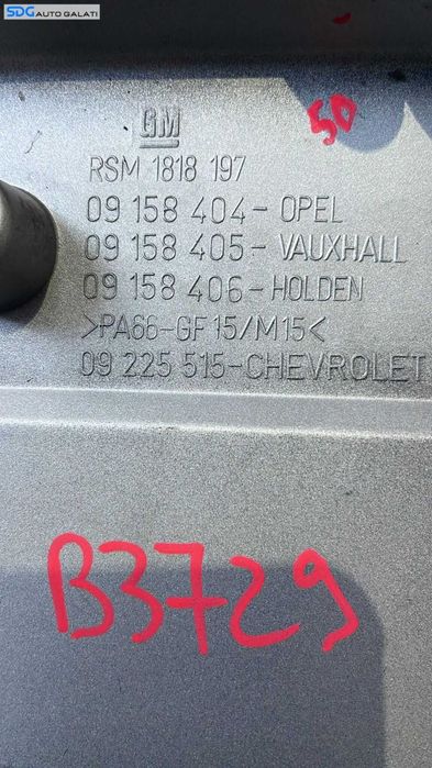 Capac Motor Opel Vectra B 1.6 1995 - 2002 Cod 09158404 [B3729]