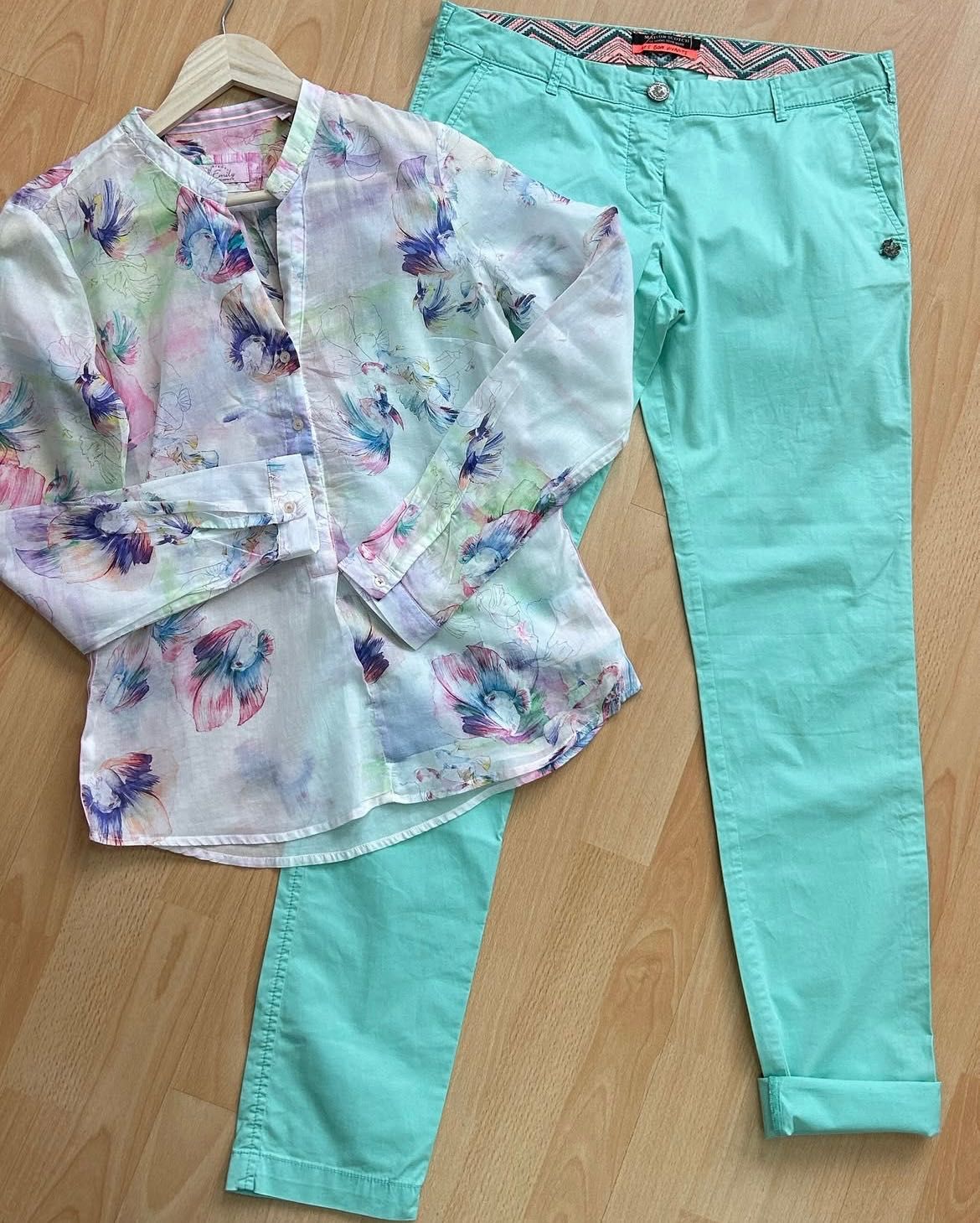 Сет от фина туника Emily Van den bergh и панталони Maison Scotch