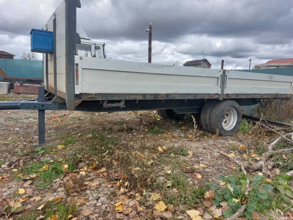 Remorca după tractor, bena 5 m lungime, 2.10 latime