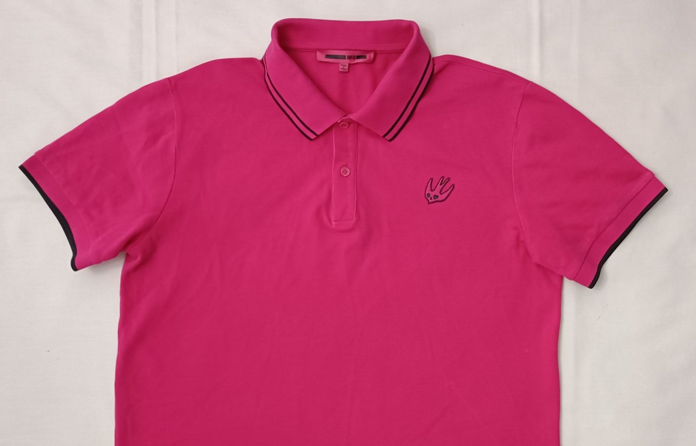 Alexander McQueen Polo Shirt оригинална тениска L памук поло фланелка