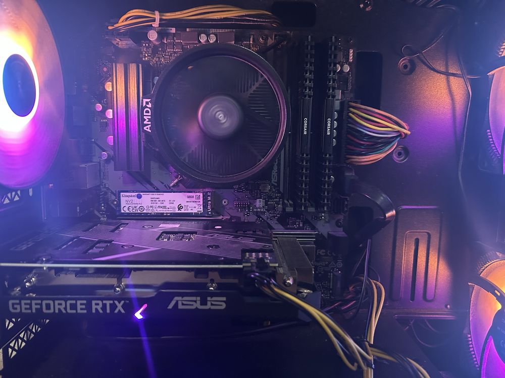 Гейминг компютър с RTX 3060, Ryzen 5 5600X, 16GB ram 3200mhz