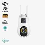 Смарт PTZ WiFi камера за външен монтаж 2x 3MP, ICSee/Гаранция