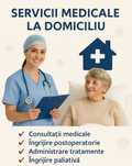 Îngrijiri medicale la domiciliu'perfuzii'injectii'pansamente escare.