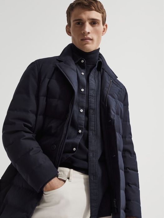 Geaca barbateasca cu puf Massimo Dutti