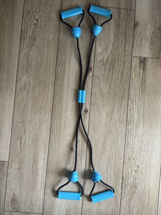 Extensor fitness cu corzi elastice NOU