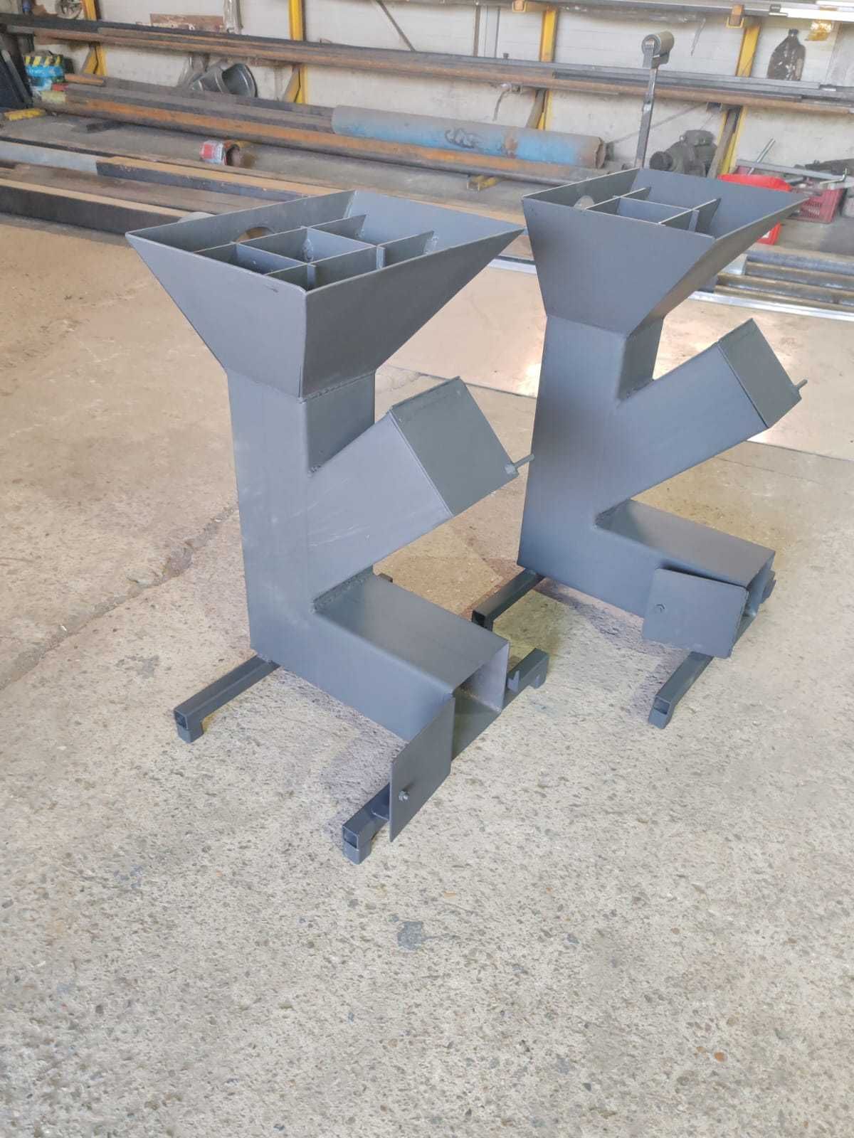 Soba metalica pentru gatit,tip racheta,plita 40x30cm,teava 150x150 mm