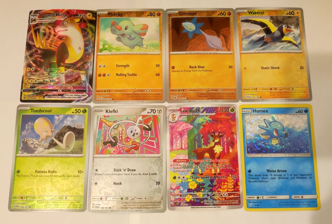 Set 73 Carduri Pokémon rare, stare foarte buna, ca NOI