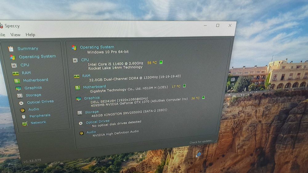 PC High Gaming I5 11400 non F