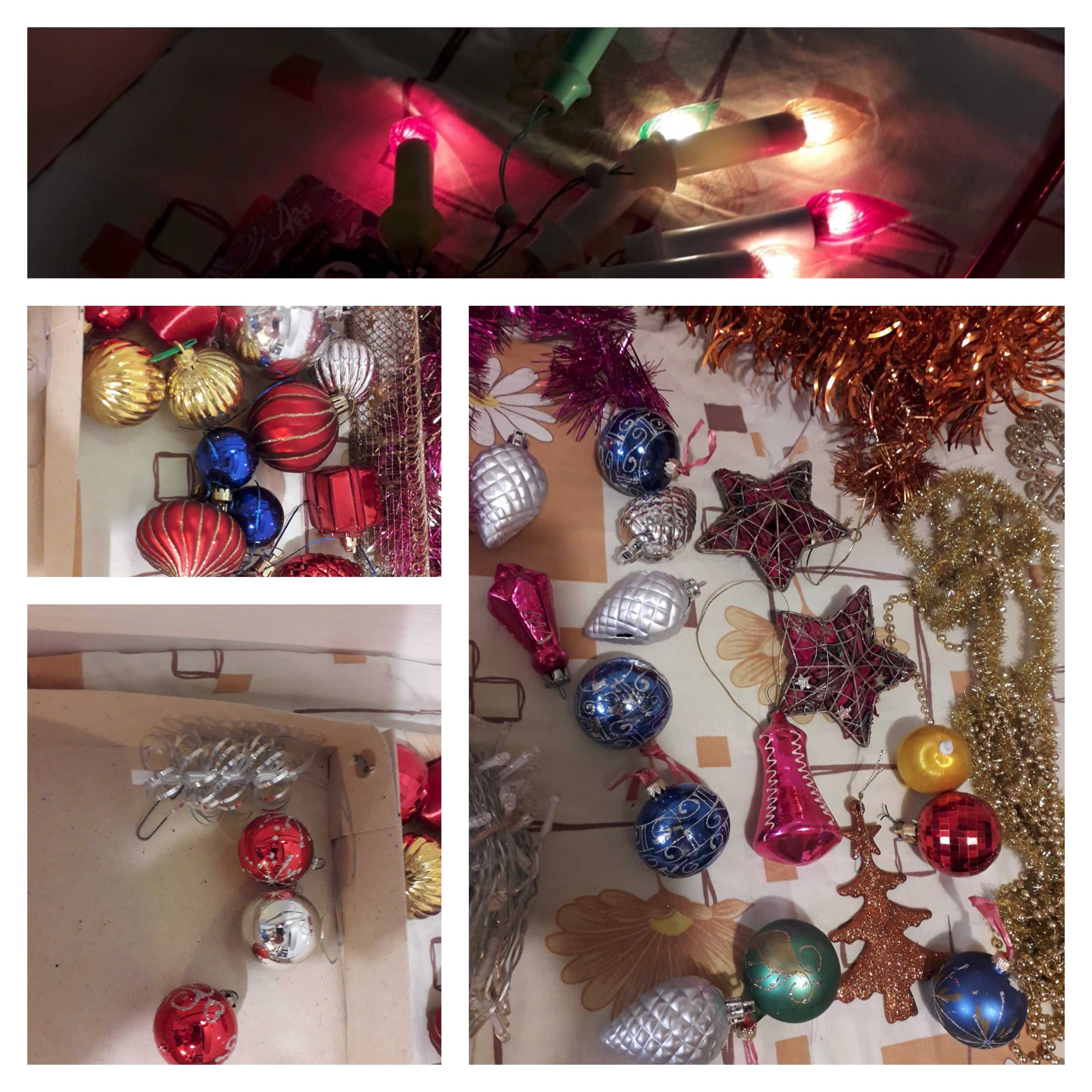 Set Ornamente de Crăciun Vintage + Instalație Retro - Anii '80-'90
