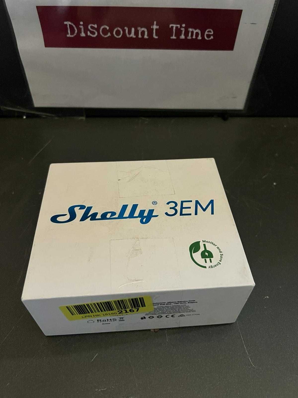 Releu inteligent cu contor de consum monofazic sau trifazic Shelly 3EM