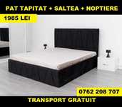 Paturi Tapițate Ieftine Gri Maro Negru Verde Alb Bej Turcoaz E46