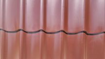 Tabla tip tigla Ral 8017 Lucios 0,46 mm