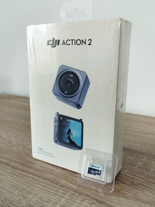 Dji action 2 Dual-Screen Combo+sd 128gb