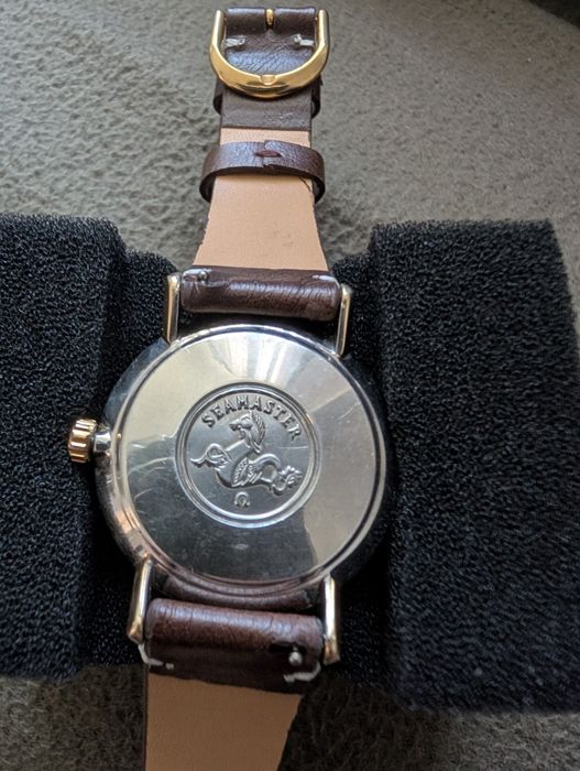 Omega Seamaster Deville 14k aur