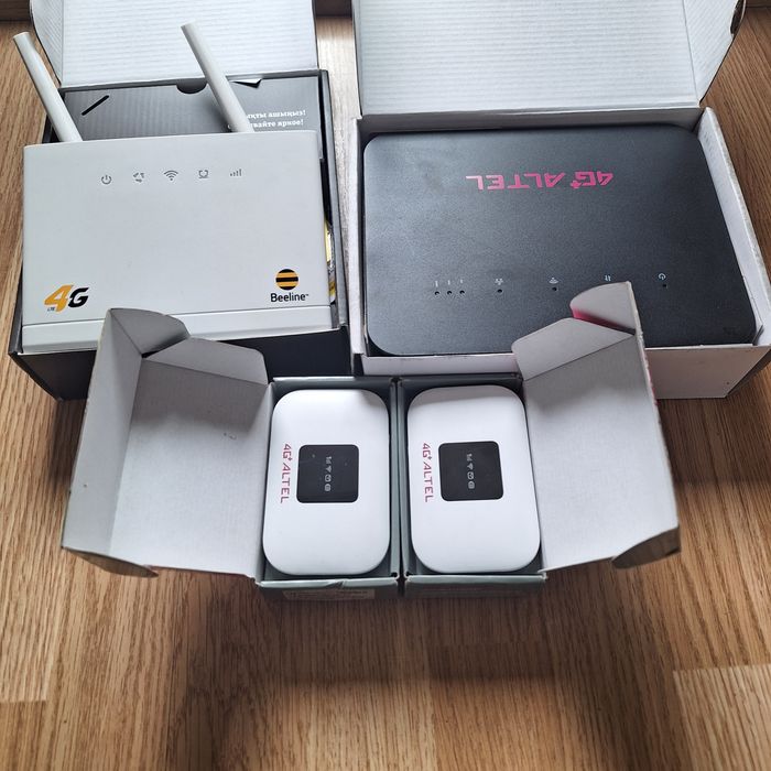 4 роутера Beeline, Altel