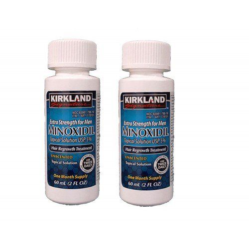 Minoxidil Kirkland 5%, 2 luni aplicare, Tratament Barba si Alopecie