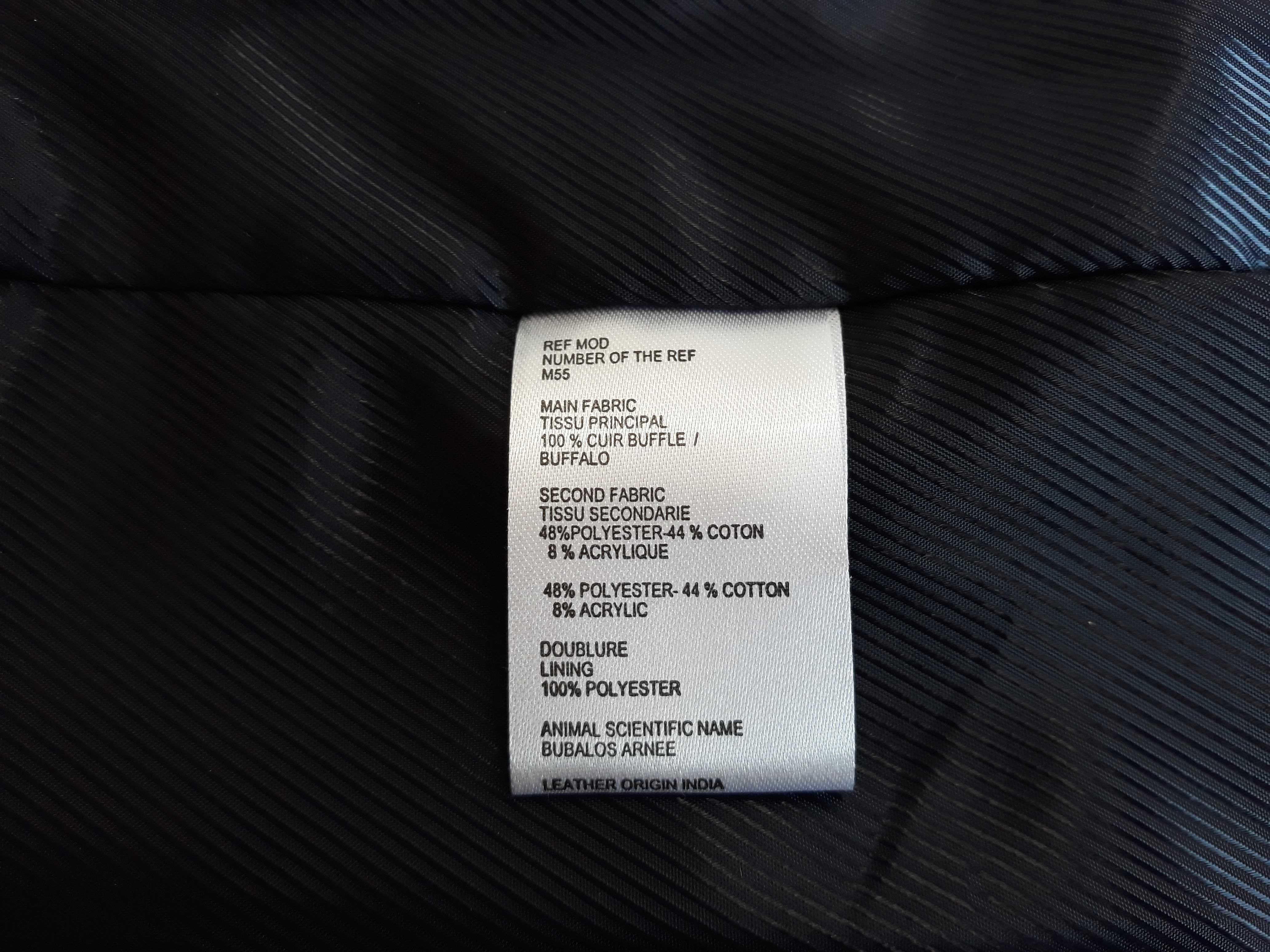 Carven - Оригинално мъжко яке от естествена кожа размер M
