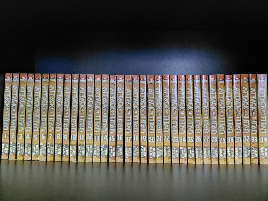 Attack on Titan manga 1-34 [serie completa]