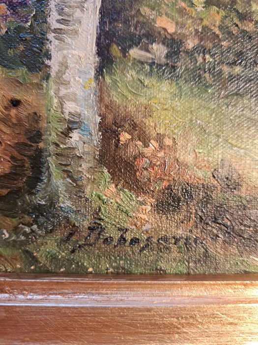 Pictură "Peisaj",İon Doboșariu (n.1889 - d.1979).