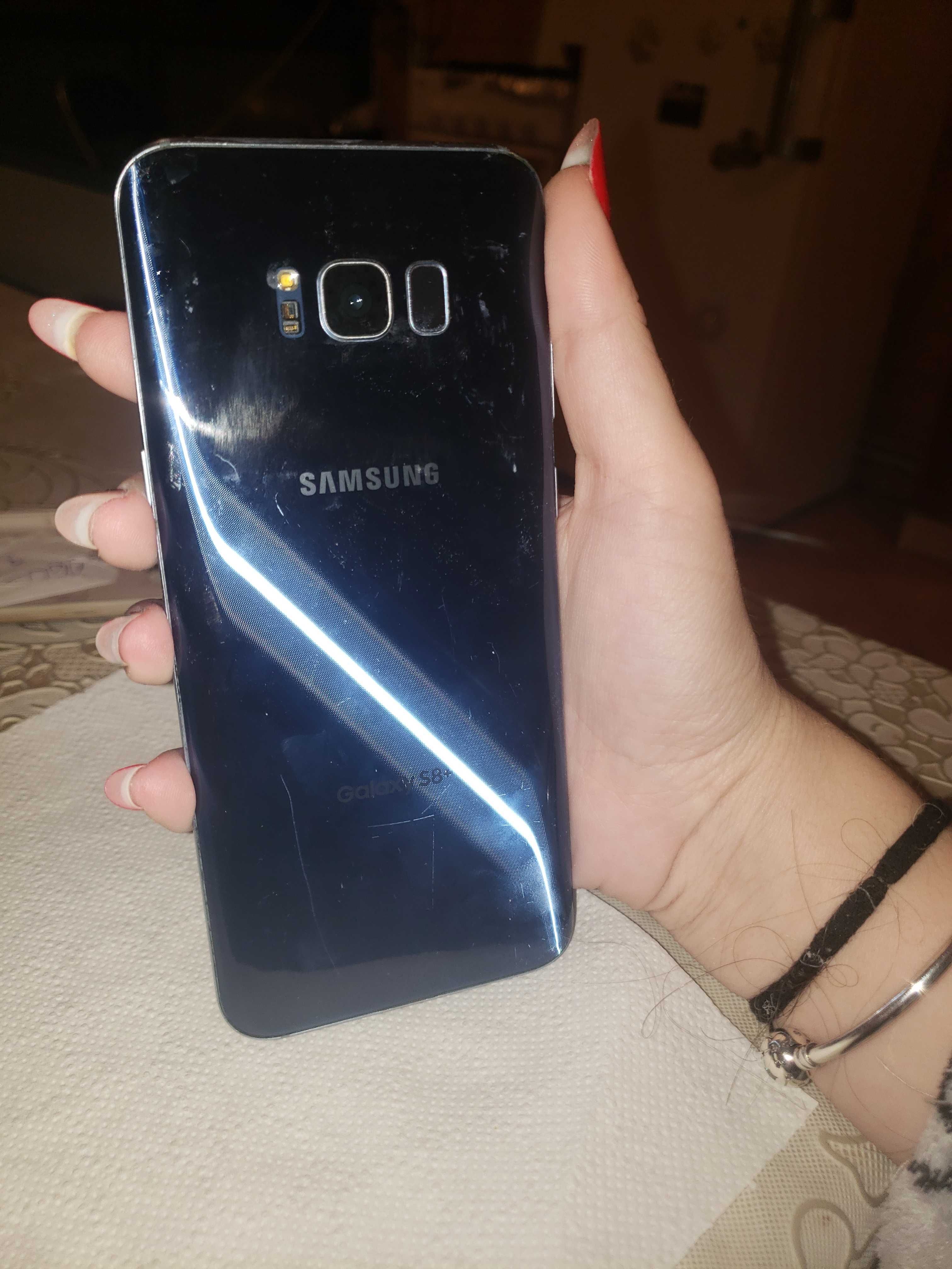 Samsung S8 plus, 64 de gb, albastru, in condiții bune