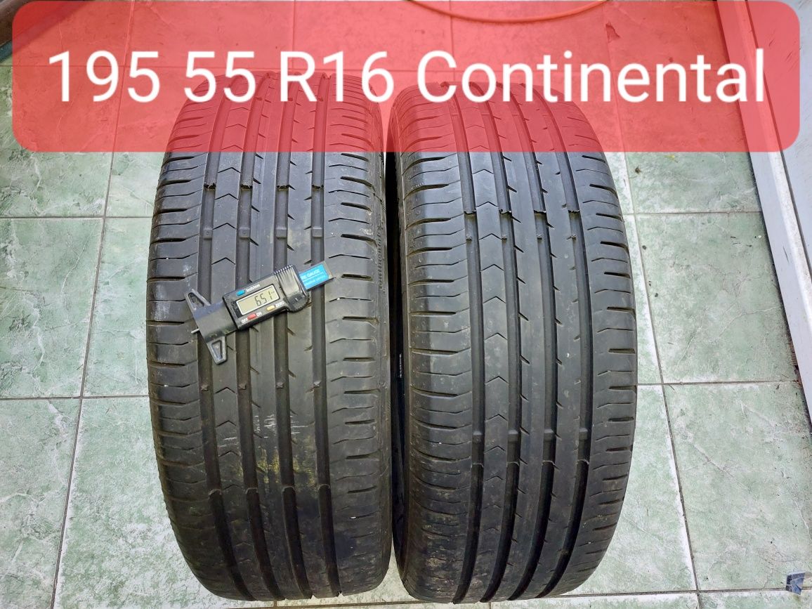 2 anvelope 195/55 R16 Continental