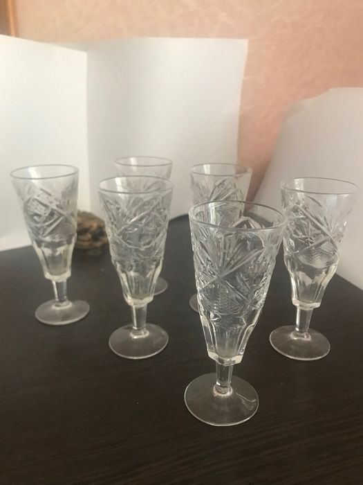 Фужеры хрустальные