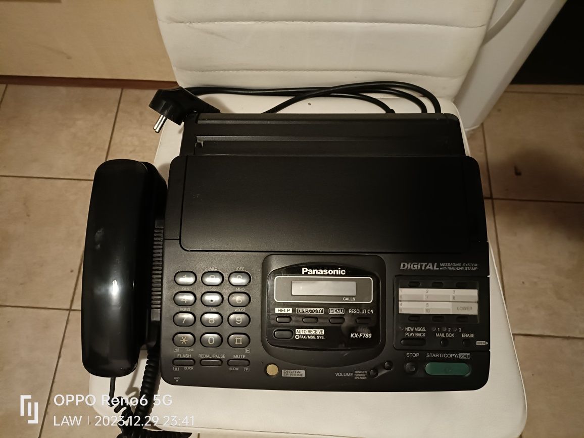Telefon Fax de colecție Panasonic KF-F780BX