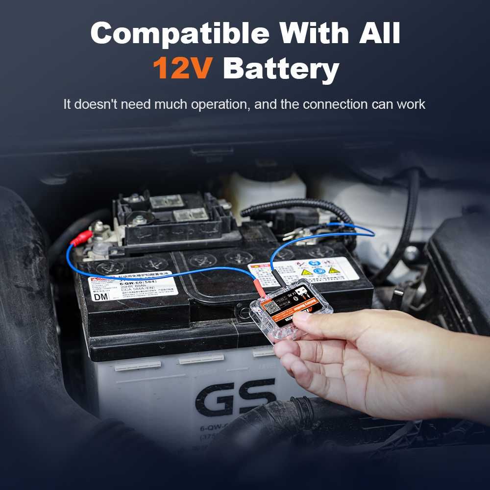 Tester Baterie Auto ANCEL Bluetooth Monitorizare TraseuGPS Android IOS