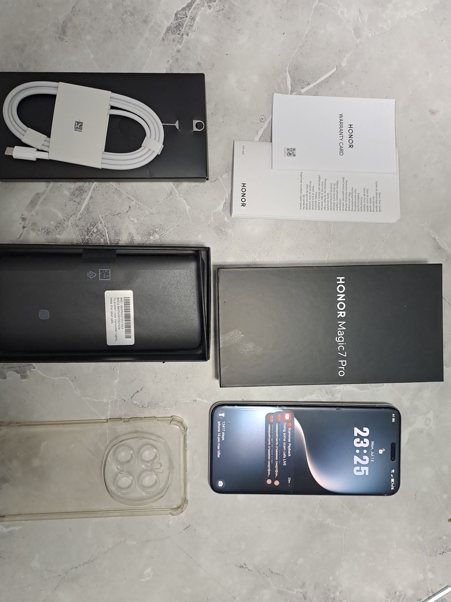 Honor magic 7 pro с гаранция