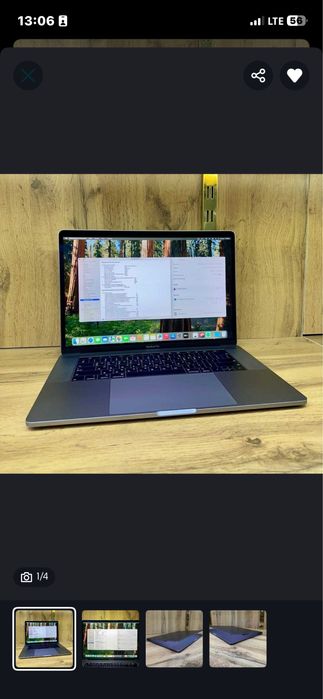 Macbook pro 2018 15,5-inch  32/1024xolati 10/10