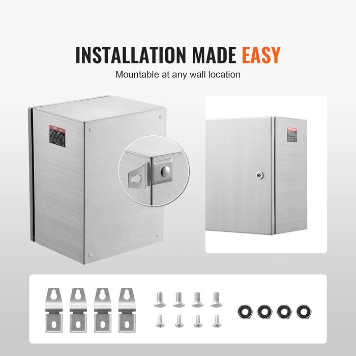 Cutie Electrica Inox,508x406x203mm,IP66,Montare Perete