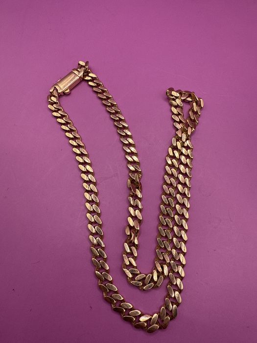 Lant cuban 14k 26.50gr •Matei Amanet Crangasi•