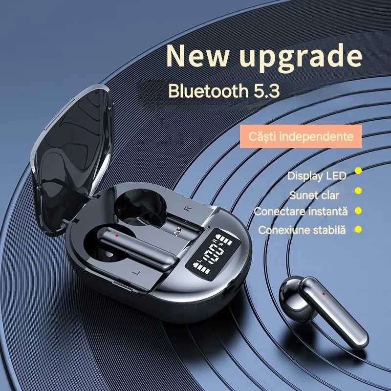 Căști bluetooth performante. Baterie super rezistenta. Sunet impecabil