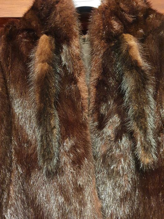 Италианско кожено палто Визон