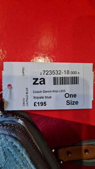 Дамска чанта Coach Denim Kira